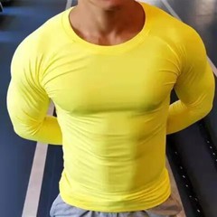 Men’s Compression Shirts Athletic Sleeve Dry Fit Gym Workout Athletic Shorts USA