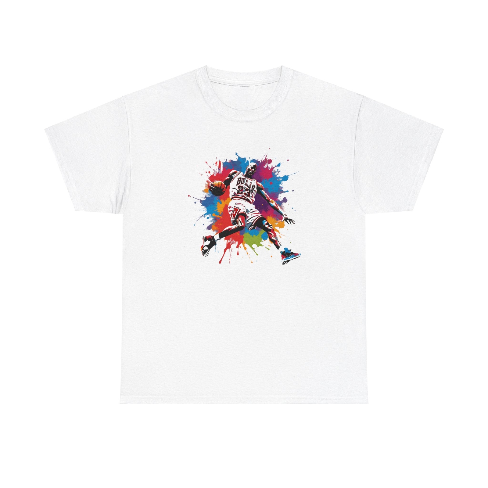Michael Jordan color splash T-shirt | Unisex Graphic Tee | Basketball Tee gallery