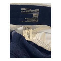 Polo Ralph Lauren 5 Panel Hat Strap Back One Size Navy Blue White Mens NEW NWT