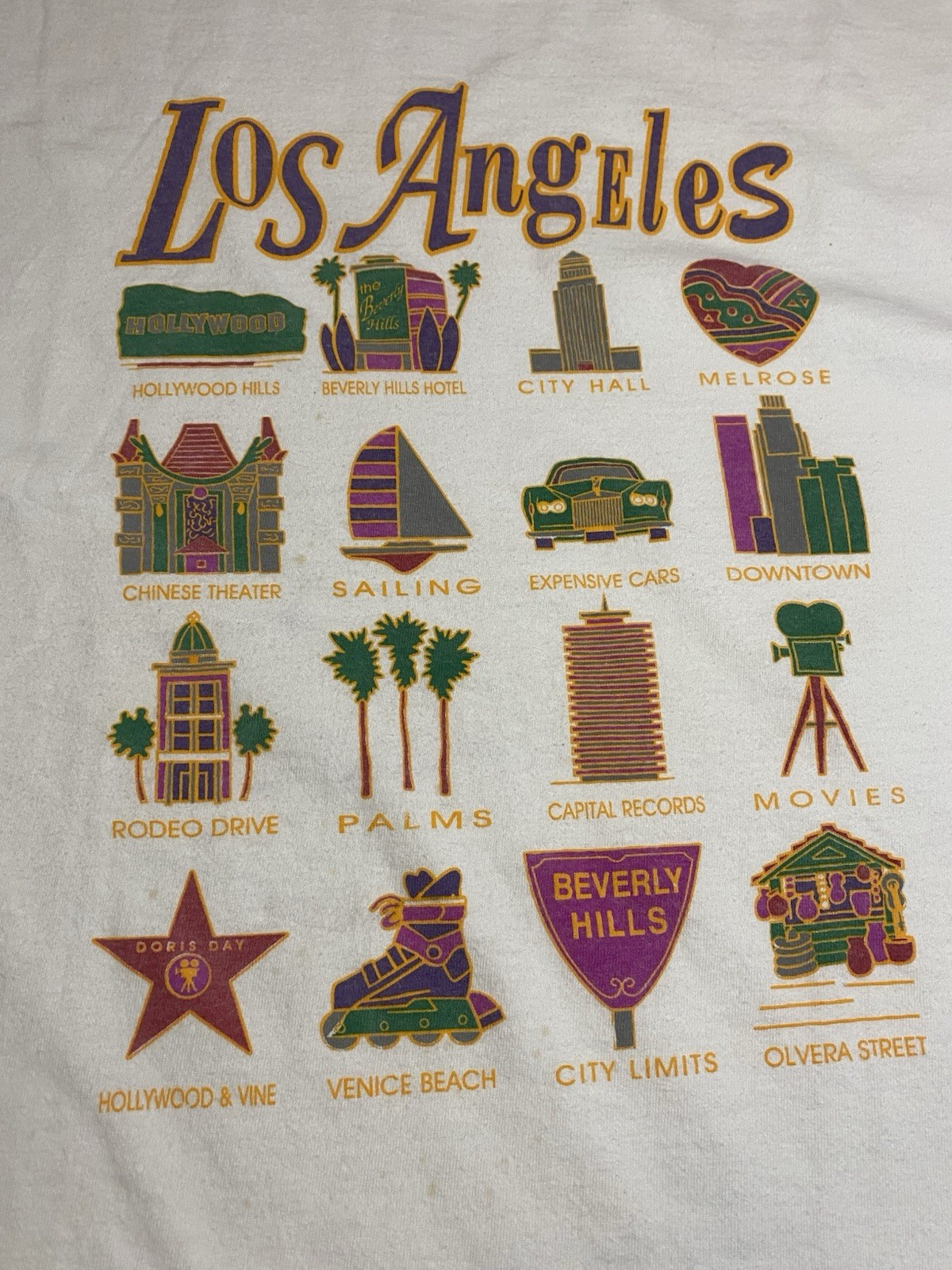 Los Angeles Tee Men’s L City Streetwear California 90s Y2K Unisex LA Travel gallery