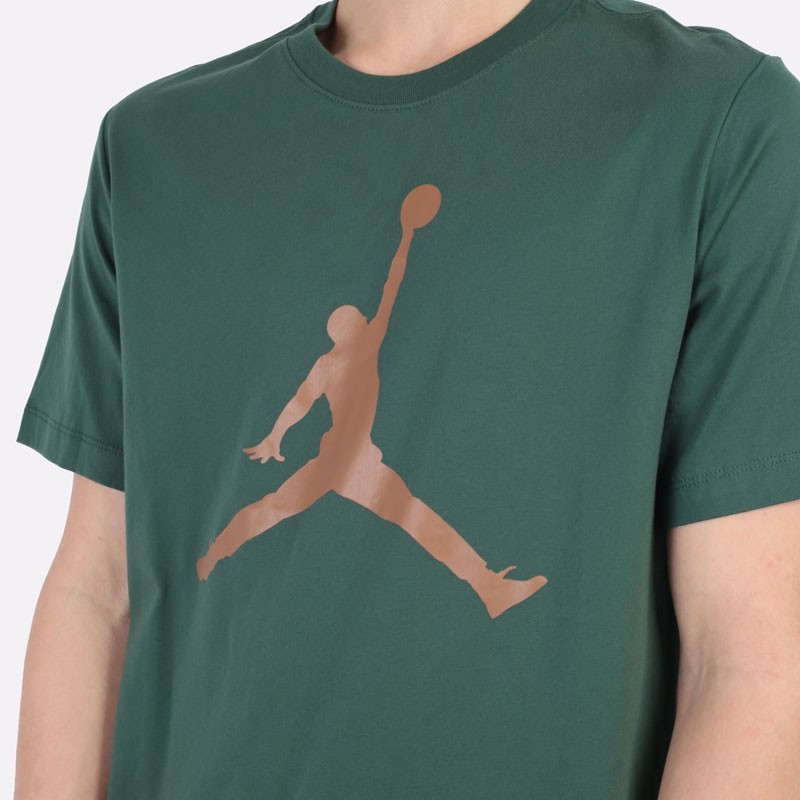 Nike Air Jordan Jumpman Logo Tee Mens T-Shirt Green Multi Size Casual Top gallery