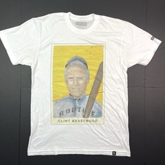 Routine Baseball Clint Eastwood Beastwood Trading Card Graphic White T-Shirt M
