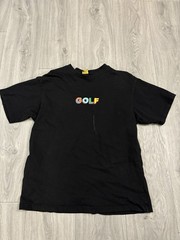 Tyler The Creator Golf Wang Shirt Men black Spell Out Logo Playground T-Shirt L
