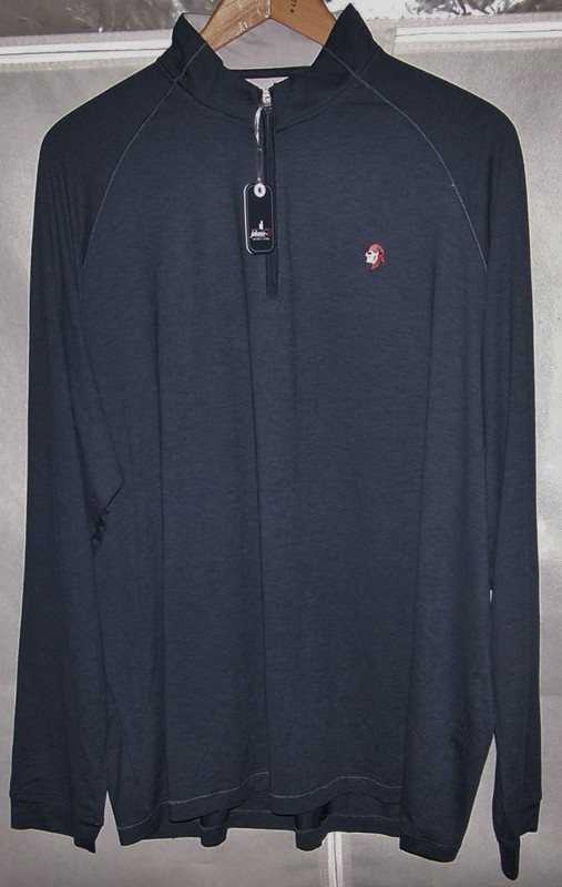 NEW $118 JOHNNIE-O 1/4 Zip Pullover Sweater Shirt GASPARILLA INN & CLUB 2XL Navy