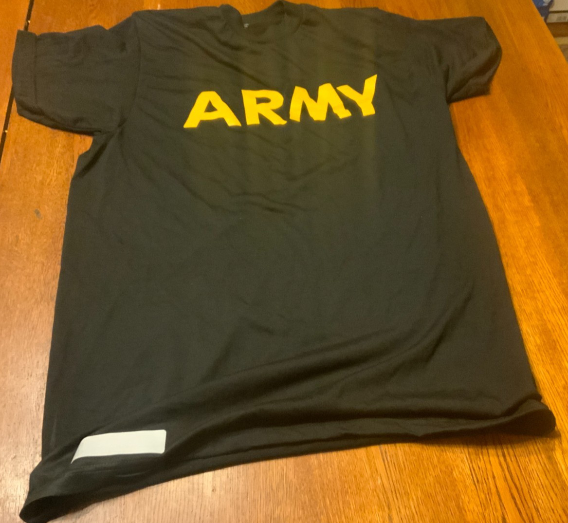 Army Unisex Physical Fitness Uniform Tee, Size S, Color Black gallery