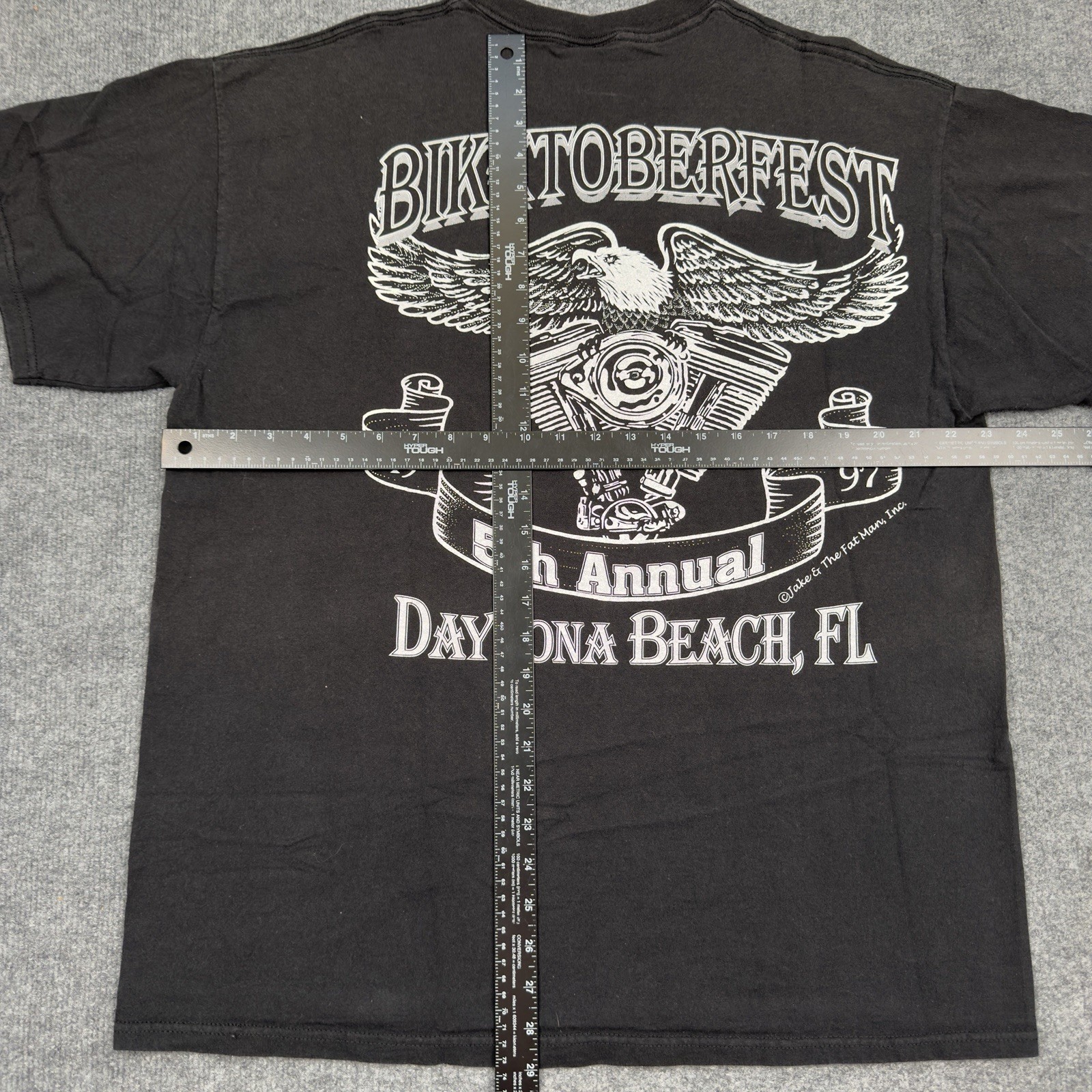 Vintage Biketober Fest 1997 Shirt Mens XL Black Daytona Beach Delta Pro Weight gallery
