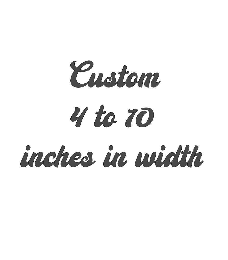 CHOOSE 4" TO 10" CUSTOM Iron On Decal / FREE SHIPPING in the US DIY gallery