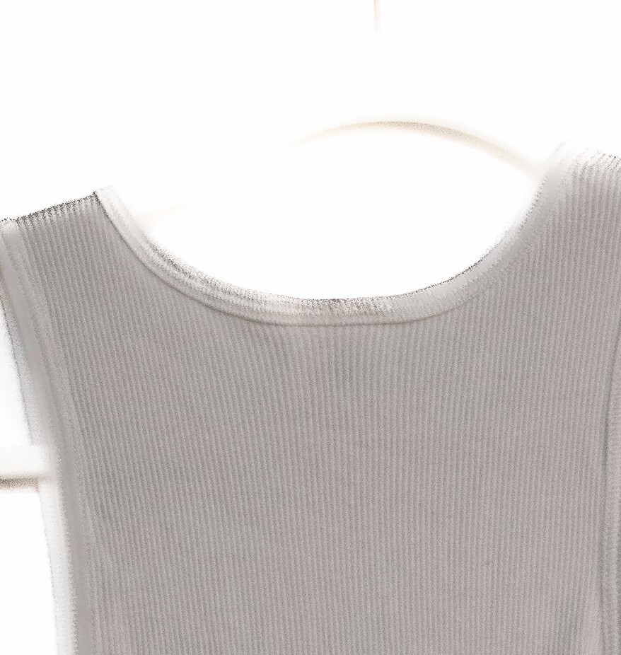 Credos For Mens White Basic Tank Top Solid Round Neck Sleeveless Pure Cotton 2XL gallery