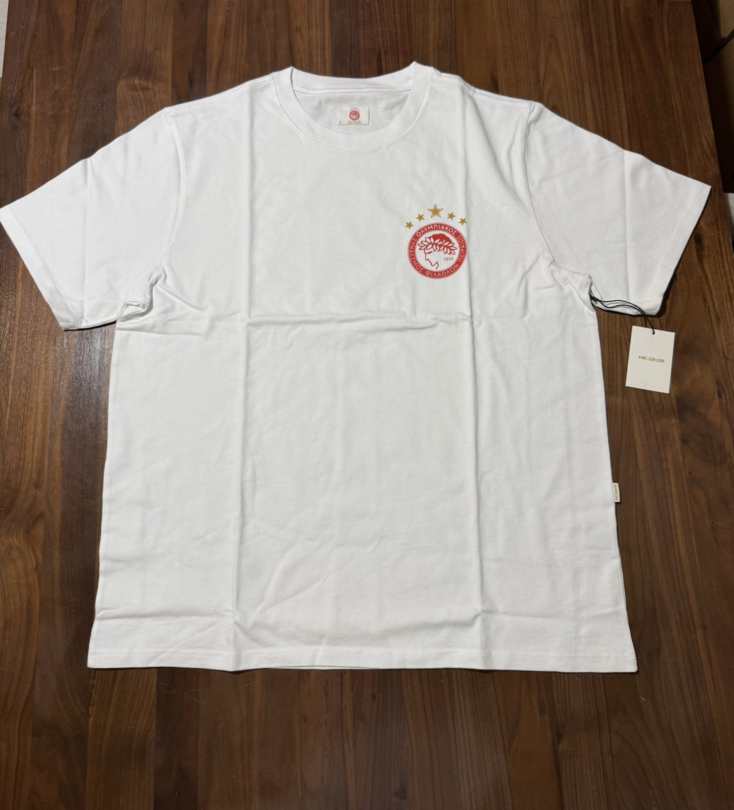 Aime Leon Dore ALD / Olympiacos F.C. Centennial Tee White T-Shirt Men’s Size XL gallery