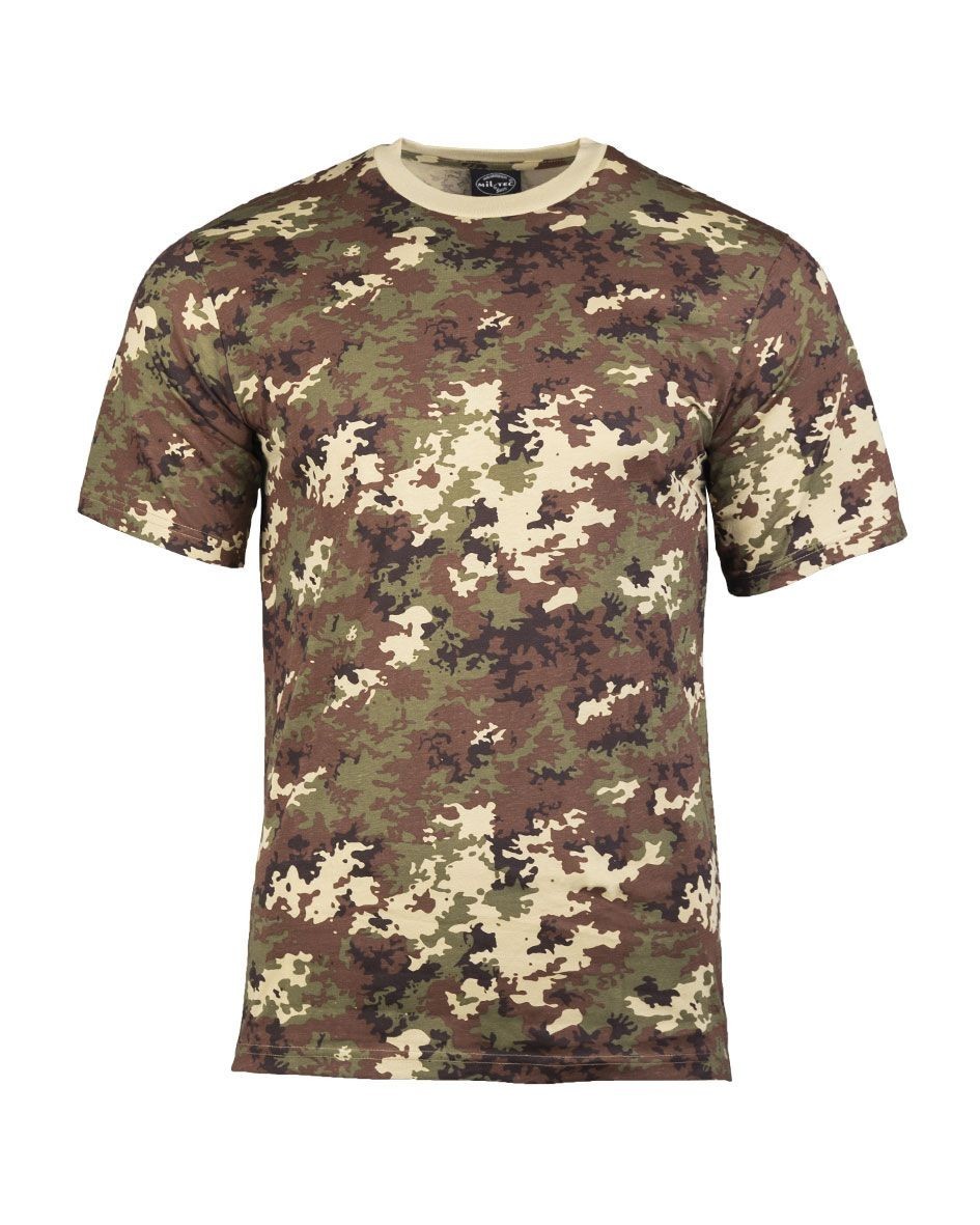 Italian Vegetato Camo 100% Cotton T-Shirt Sizes S to 3XL Military Shirt gallery