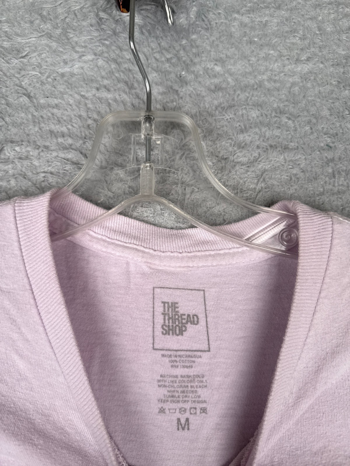 The Thread Shop Shirt Men Medium Purple Cotton Como Antes Tour Wisin Yandel READ gallery