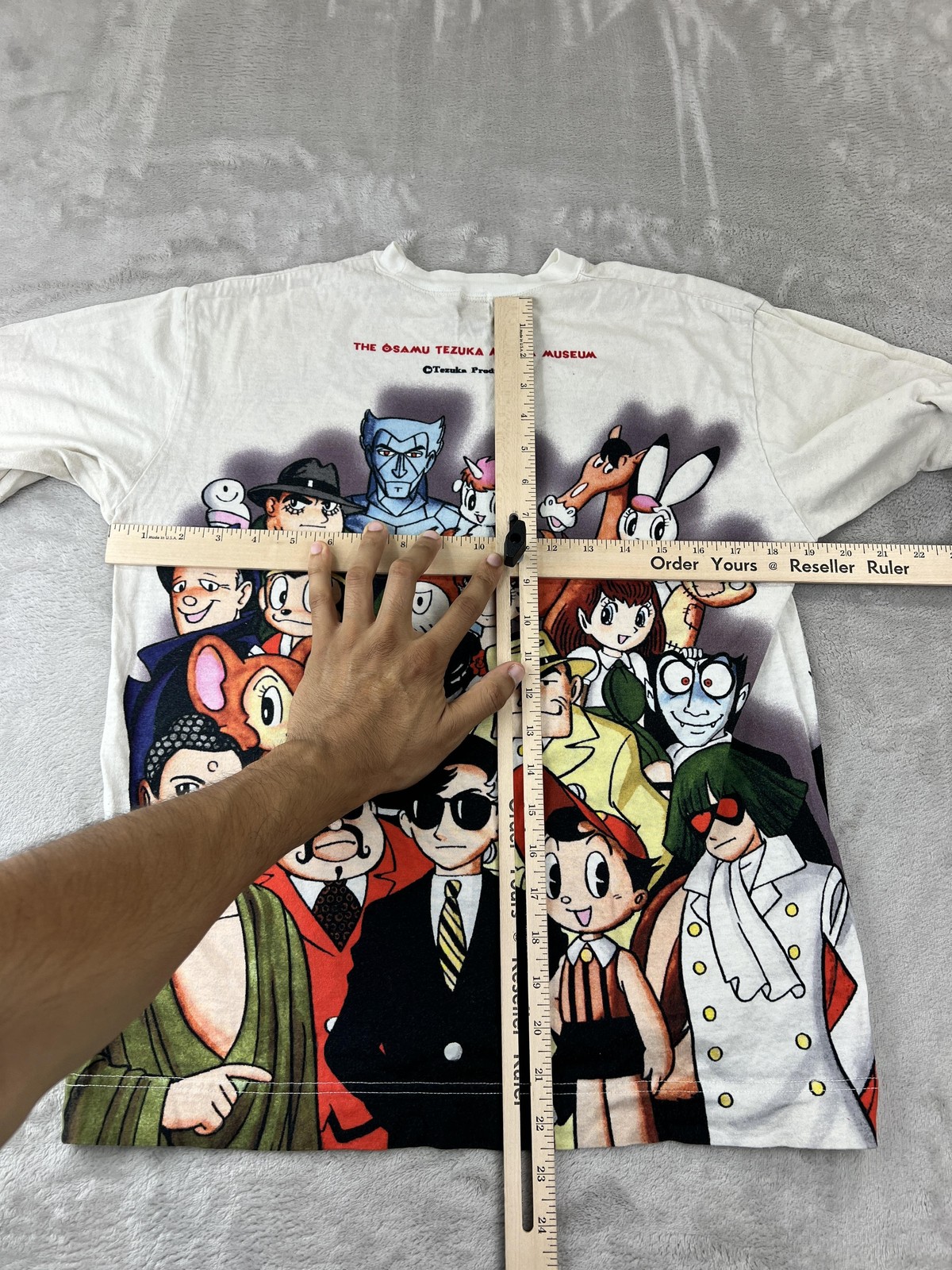 Vintage Osamu Tezuka Manga Museum Shirt Mens Large Astro Boy Kimba Anime 90s Jap gallery