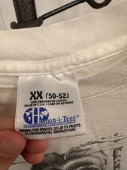Vintage 90s Human-i-Tees Gorilla Graphic Shirt – Cream – 2XL – Made in USA