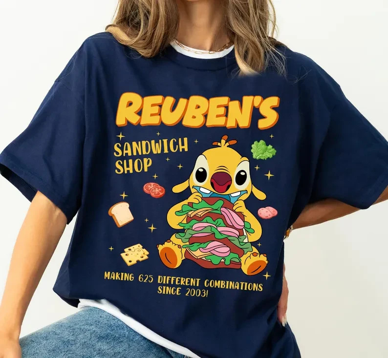 Lilo and Stitch Reuben Shirt, Reuben’s Sandwich Shop Tee, Making 625 Combination gallery