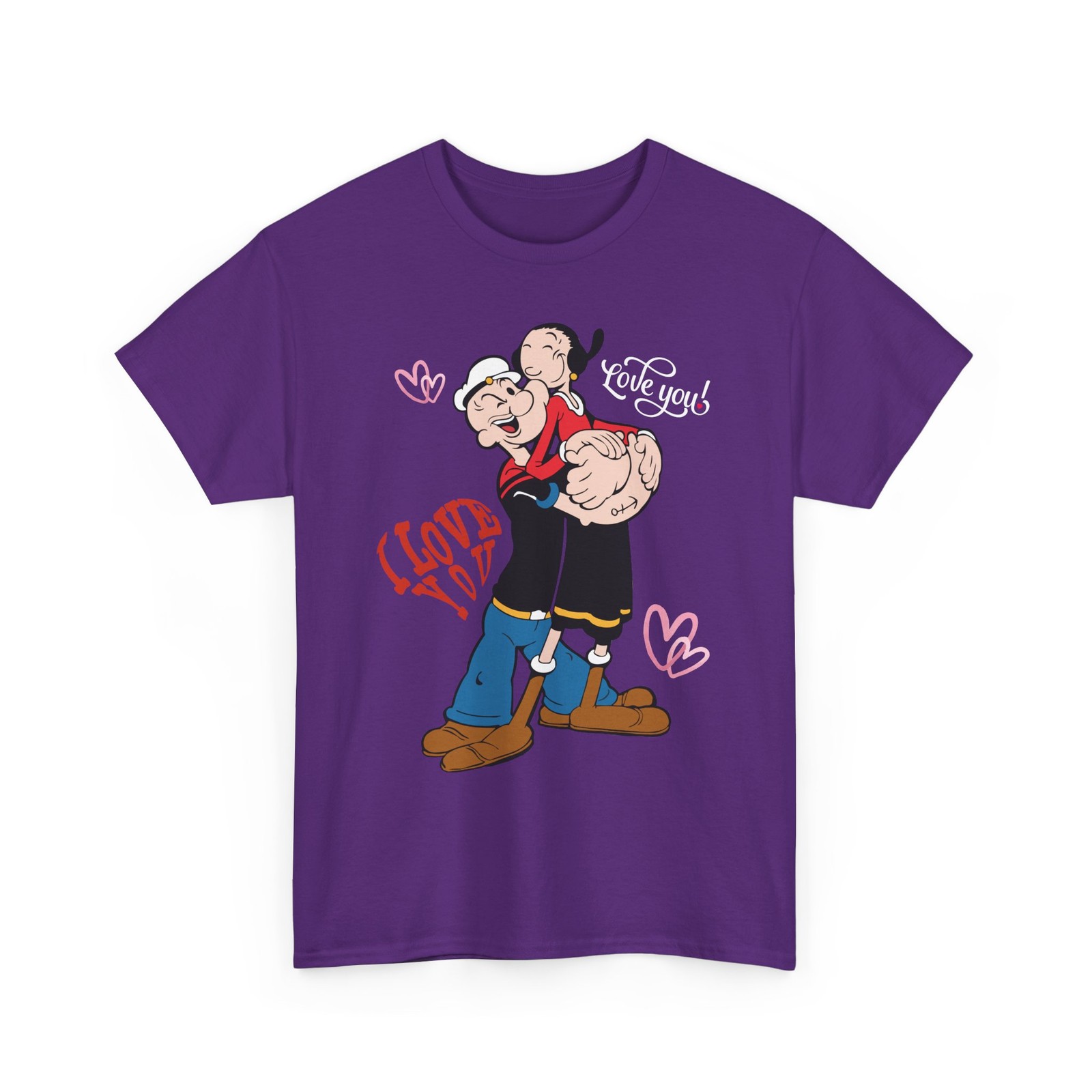 Popeye the Sailor Man & Olive Oyl in love Graphic T-Shirt