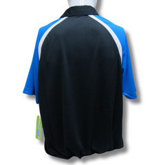Mopar Logo Polyester Dry-Wicking Black/Blue Polo Shirt Official Licensed