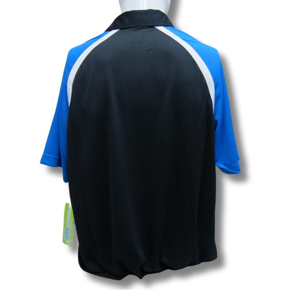Mopar Logo Polyester Dry-Wicking Black/Blue Polo Shirt Official Licensed gallery