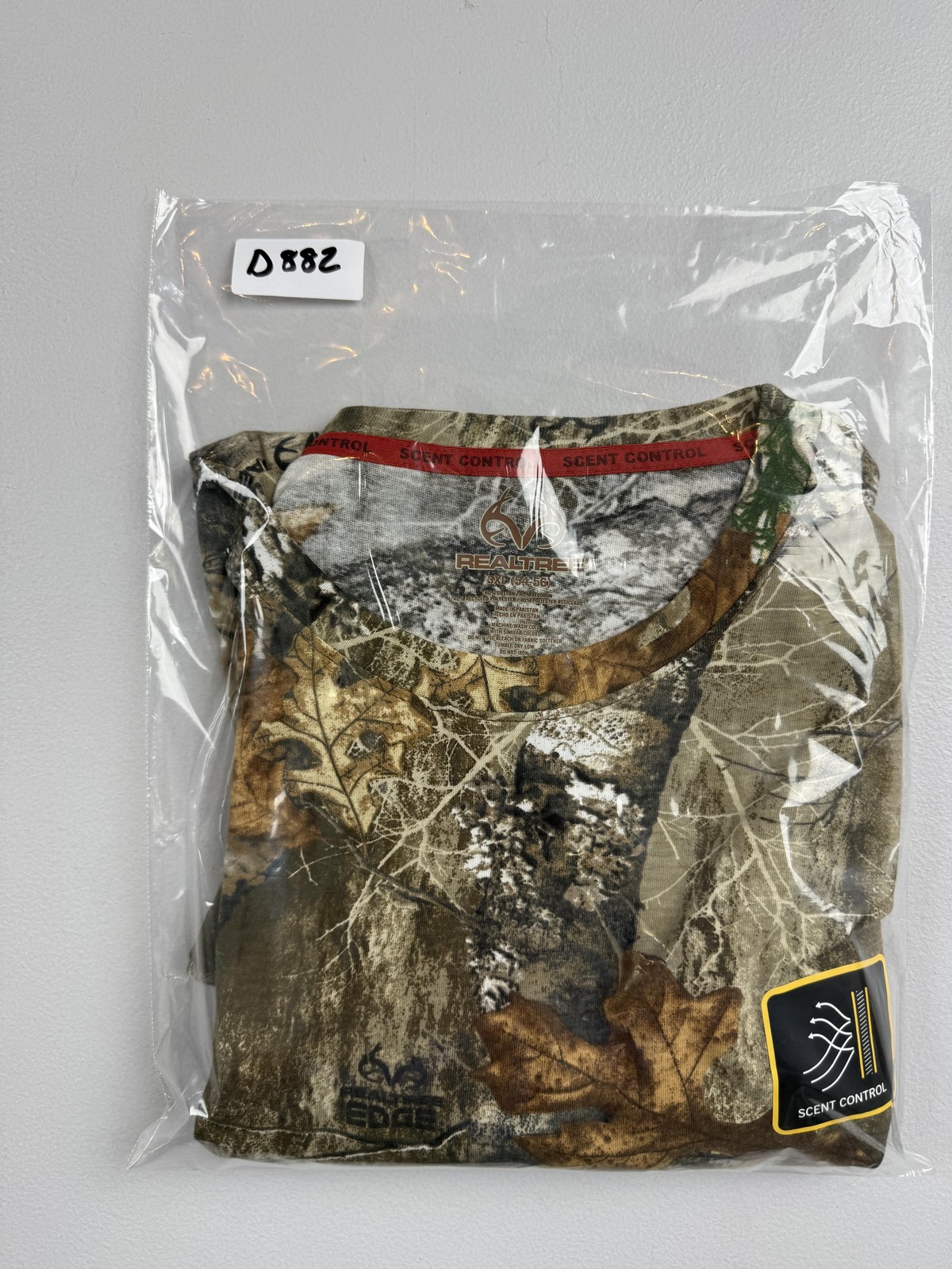 Realtree Shirt Mens 3XL Brown Camo Scent Control Long Sleeve Hunting Tee Top gallery