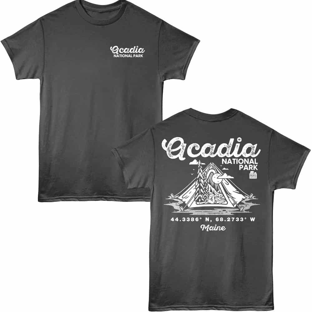Acadia Park Coordinates Men’s T-Shirt