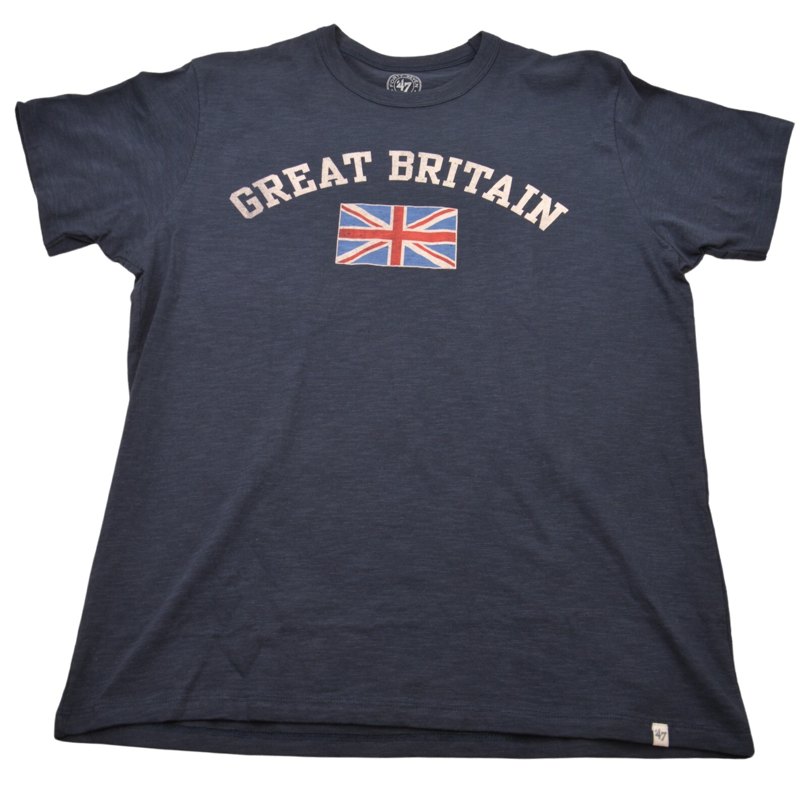 '47 Great Britain Blue Union Jack Flag Men's Soft Feel Cotton T-Shirt gallery