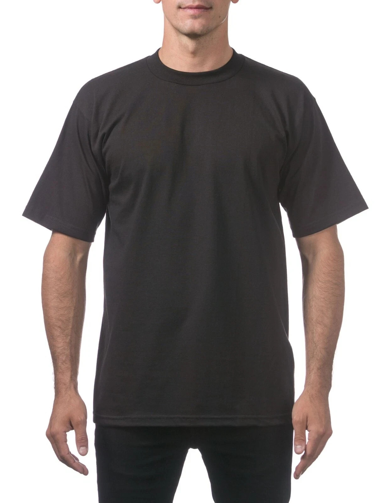 Pro Club Men's Heavyweight Cotton Short Sleeve Crew Neck T-Shirt gallery