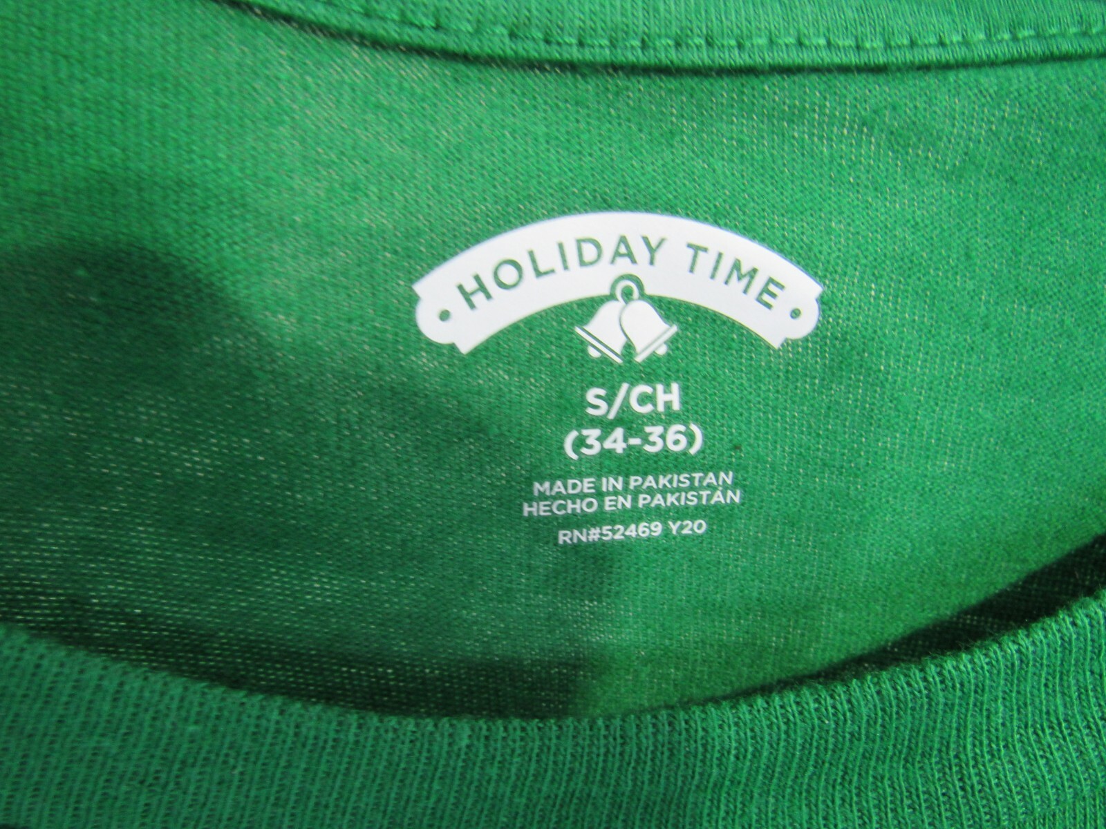 New Holiday Time Christmas T Shirt Size S 34 36 Mens Green Snowflakes Cats Bow gallery
