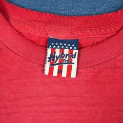 Distressed vintage hybrid tee