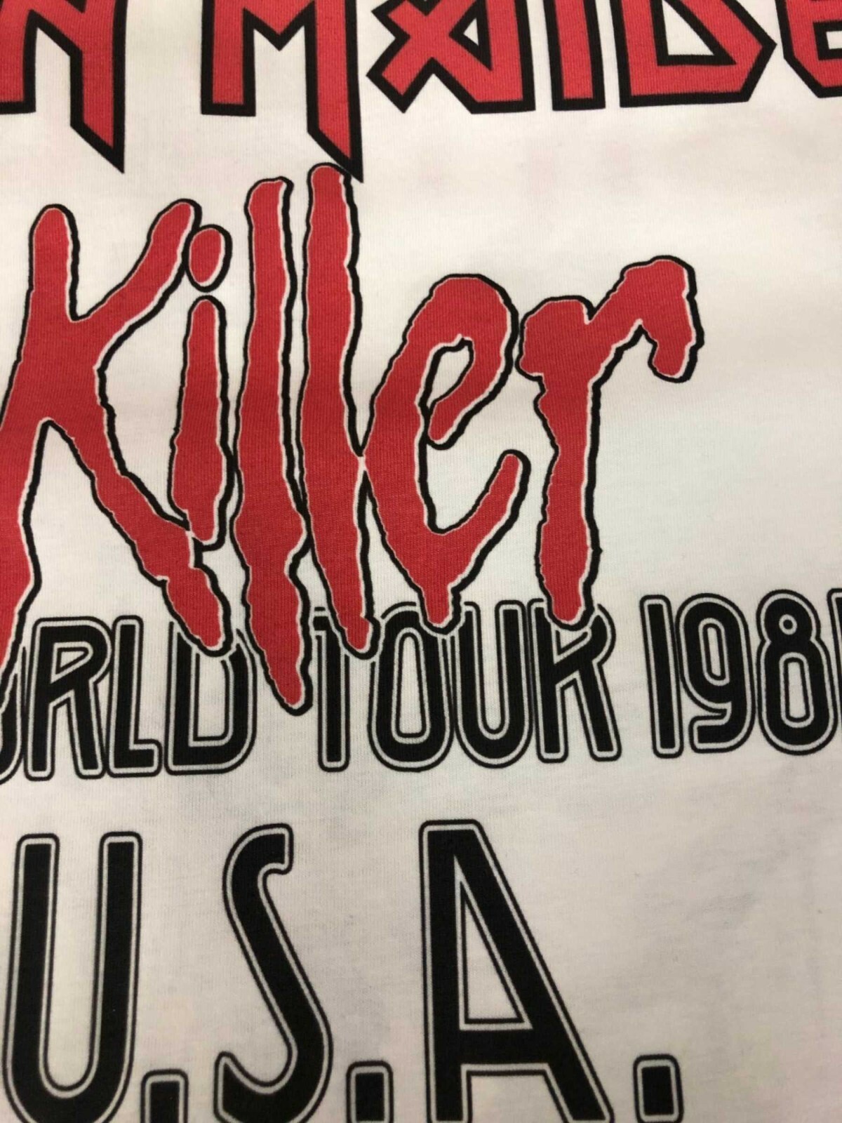 Iron Maiden Killers World Tour 1981 Raglan S to 3XL gallery