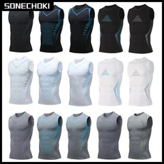 Mans Compression Tank Top Men Gym Shirt Sleeveless Quick Dry Sportswear Male Fit