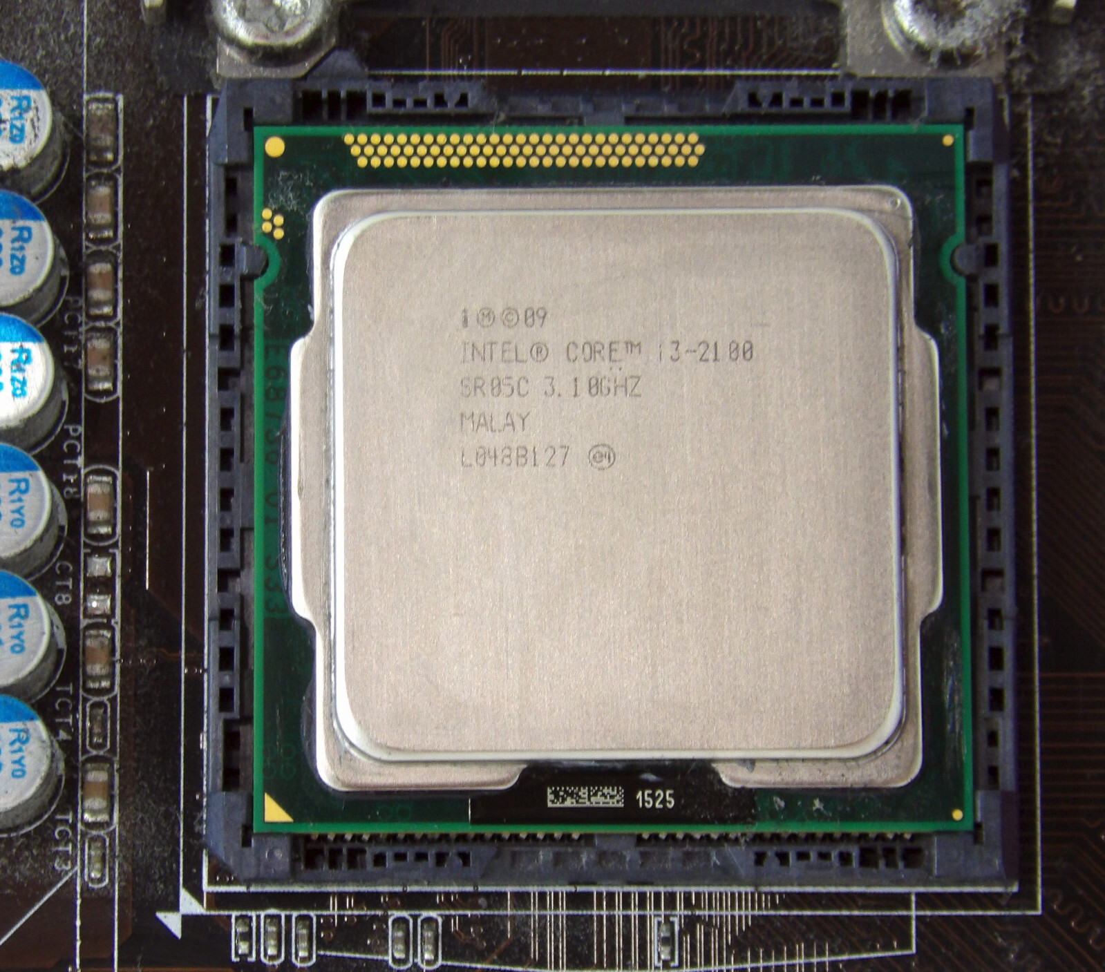 i3-2100 processor with Biostar MB Memory Fan/Heatsink