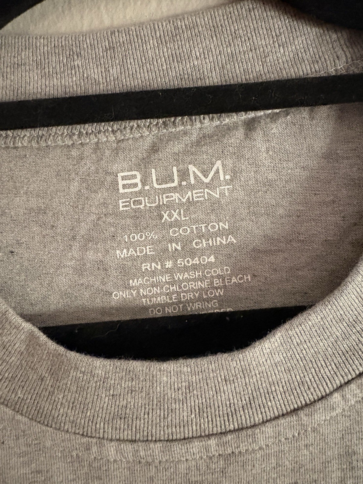B.U.M. Equipment Men’s Gray Graphic Logo Cotton Crew Neck T-Shirt XXL gallery