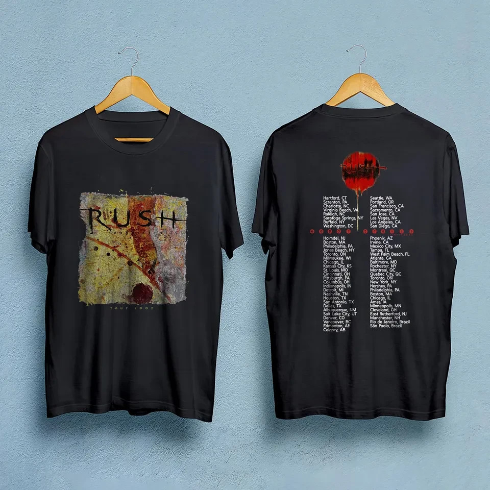 2002 Rush Vapor Trails Tour T-Shirt, Rush Vintage Shirt, Rush Concert gallery