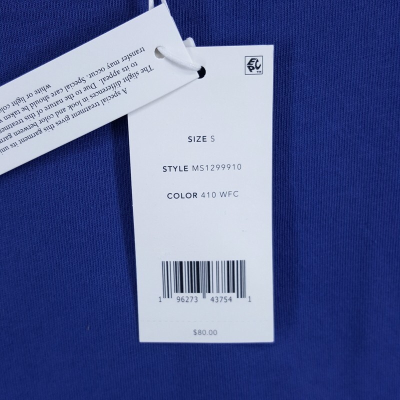VINCE Shirt Mens Small Blue Pullover Crew Short Sleeve 100% Cotton T-Shirt Tee gallery