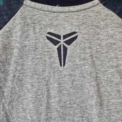 Nike Kobe Bryant Mamba Raglan 3/4 Sleeve Shirt Grey Navy Teal Mens Large L