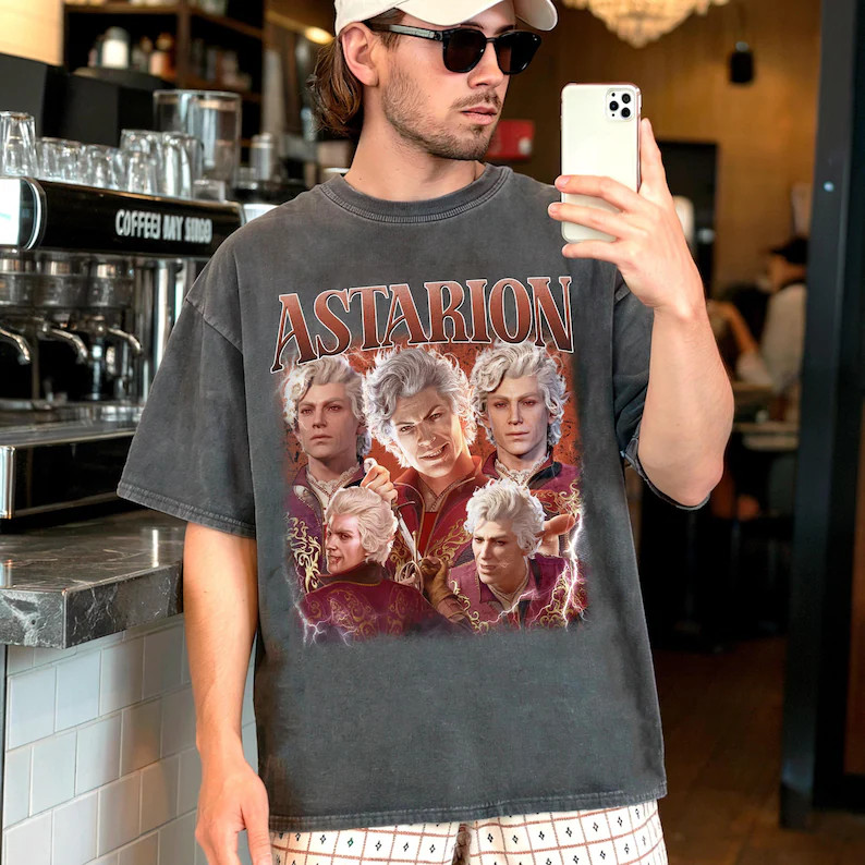 Vampire RPG Game Bootleg Shirt Unisex Vintage Style Tee gallery