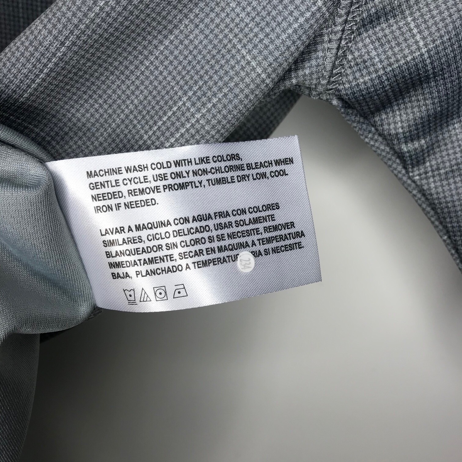 ZeroXposur Sun Protection T-Shirt Mens M UPF 50+ Sports Outdoor Geometric Gray gallery