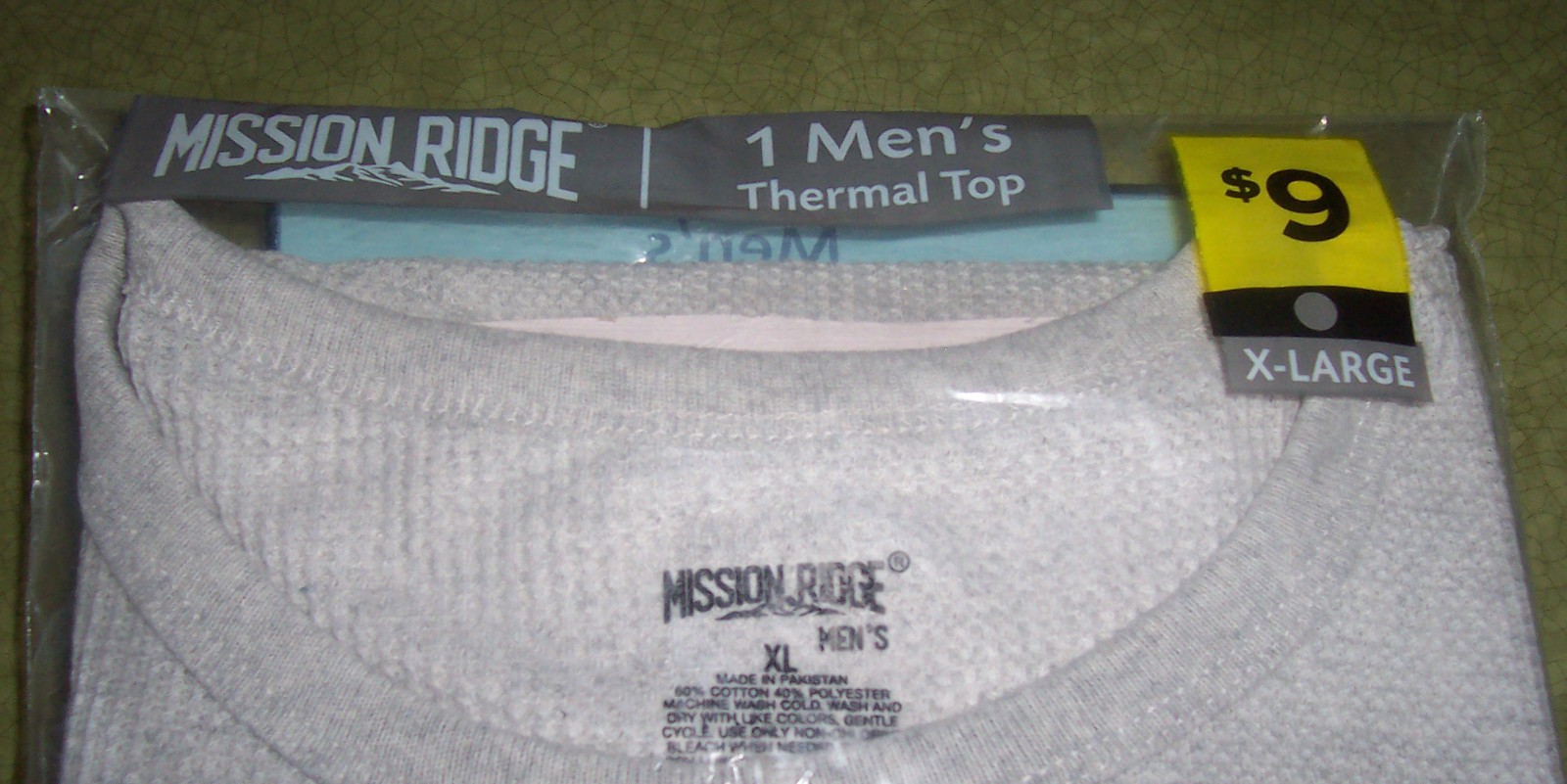 Men's Premium Thermal Long Sleeved Crewneck Long Johns Top - Size XL - NEW ! gallery