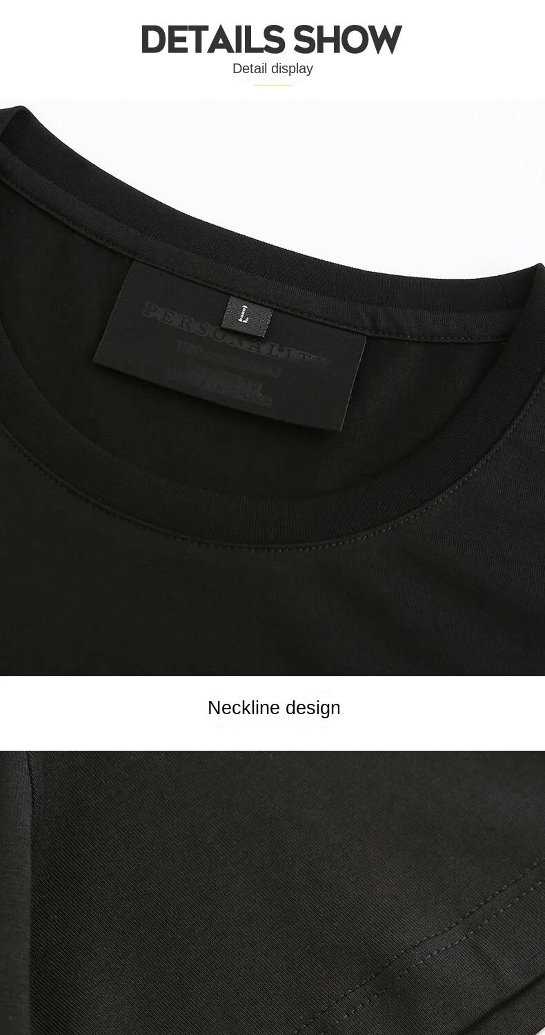 New Fashion Tiger Head Trend Rhinestones Summer Short Sleeve Luxury Men T-Shirt gallery