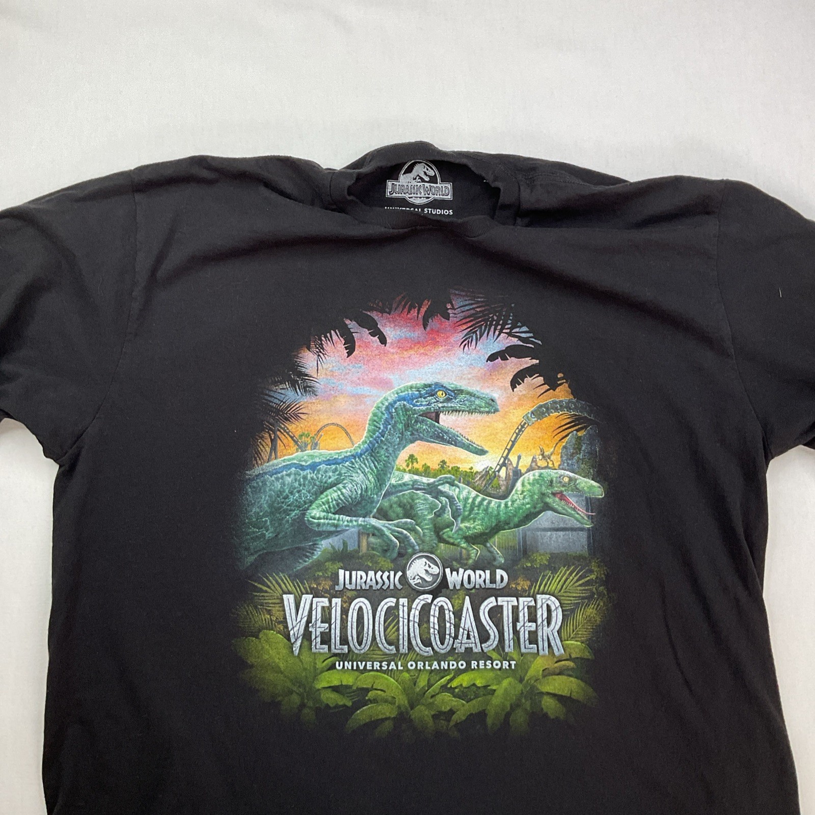 Universal Studios Jurassic World T-Shirt Sz XL VelociCoaster Grand Opening 2021 gallery