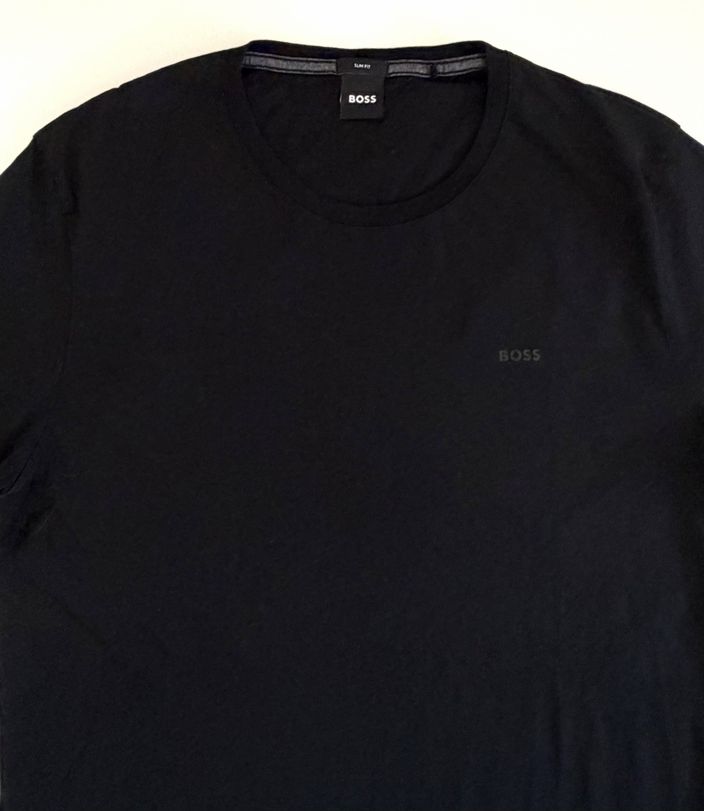 Hugo Boss Shirt Black Slim Fit Muscle Tee Luxury T-shirt Casual Men’s XXL gallery