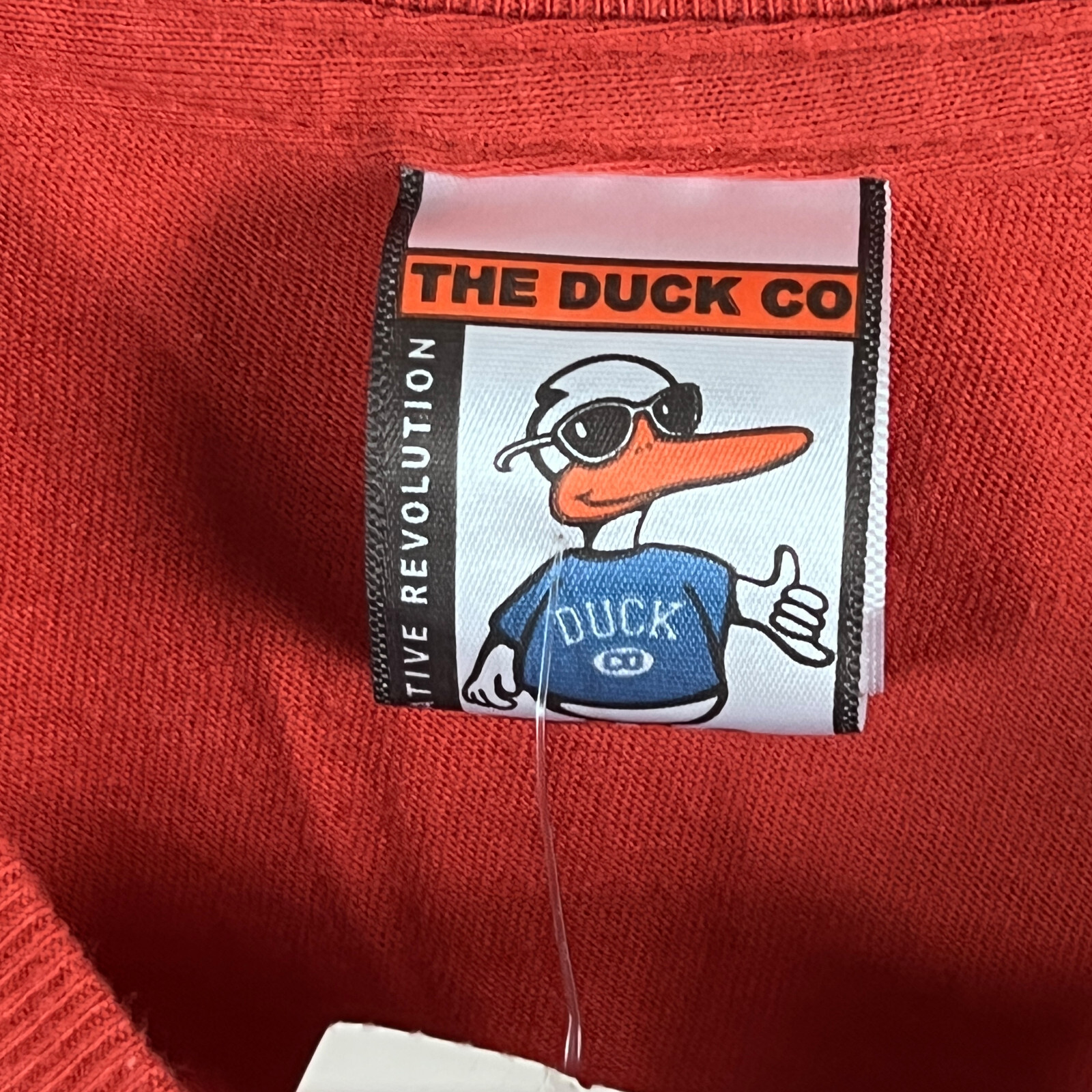 The Duck Co T-Shirt Mens Red Short Sleeve Tuscon Skull Chili gallery