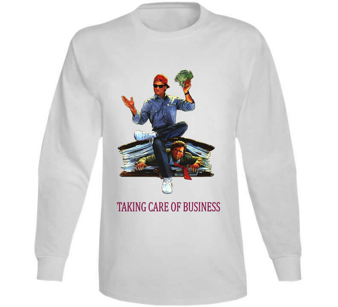 Taking Care Of Business Belushi Retro 80's Movie T Shirt gallery