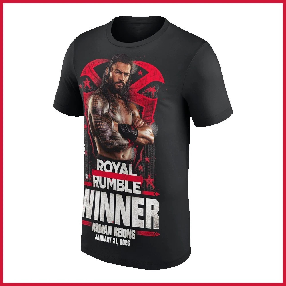 HOT!!! Roman Reigns Royal Rumble 2026 Winner Gift For Fans Reprint Gildan gallery