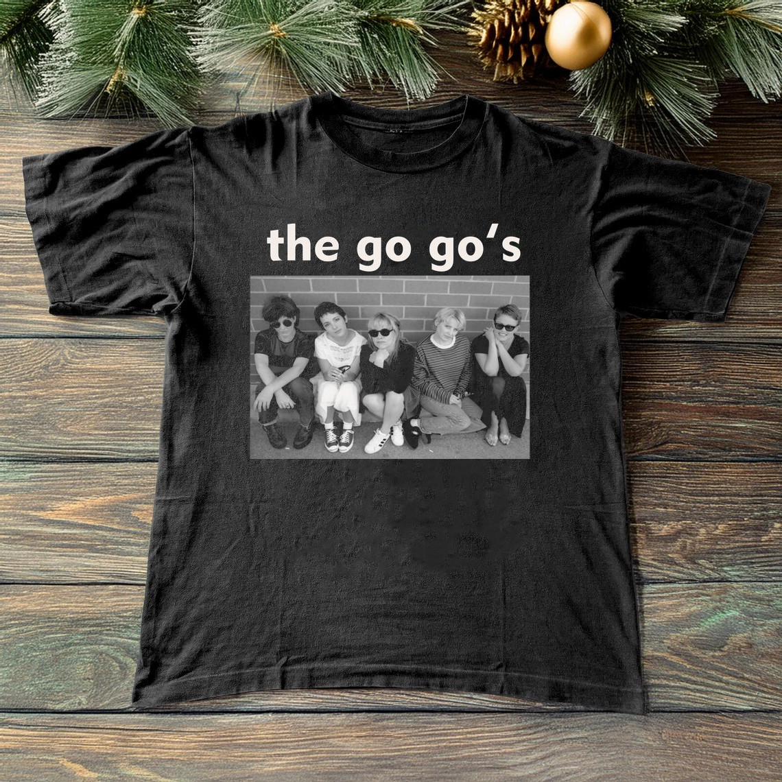 NEW! The Go-Go's Black Cotton Shirt Full size S-5XL CL394 gallery
