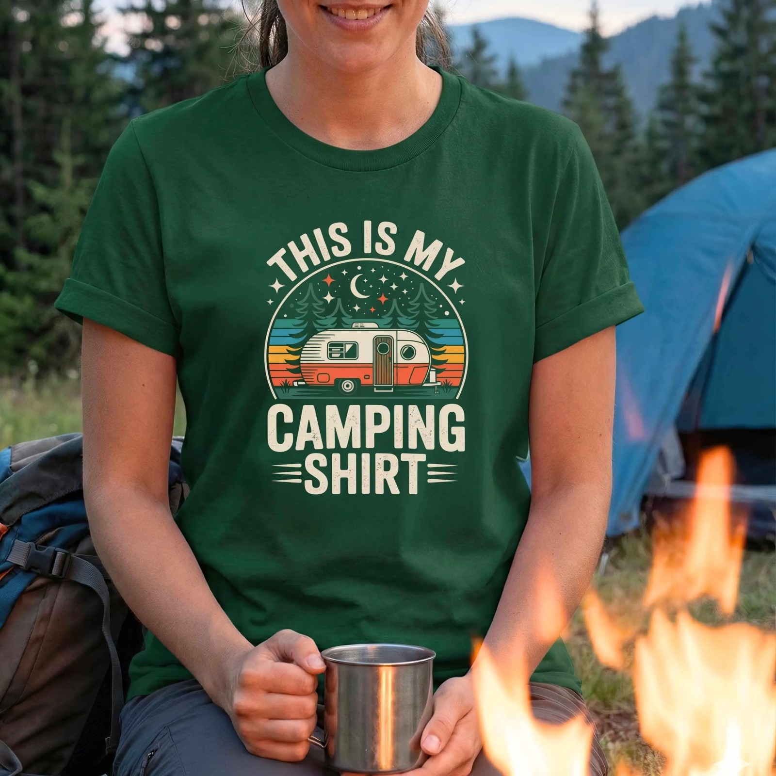 This My Camping Shirt Happy Camper Summer Tee T-Shirt gallery