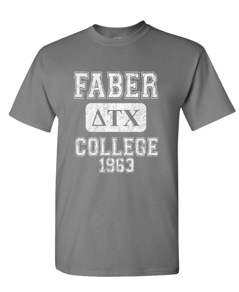 FABER COLLEGE - delta tau chi belushi house - Mens Cotton T-Shirt gallery