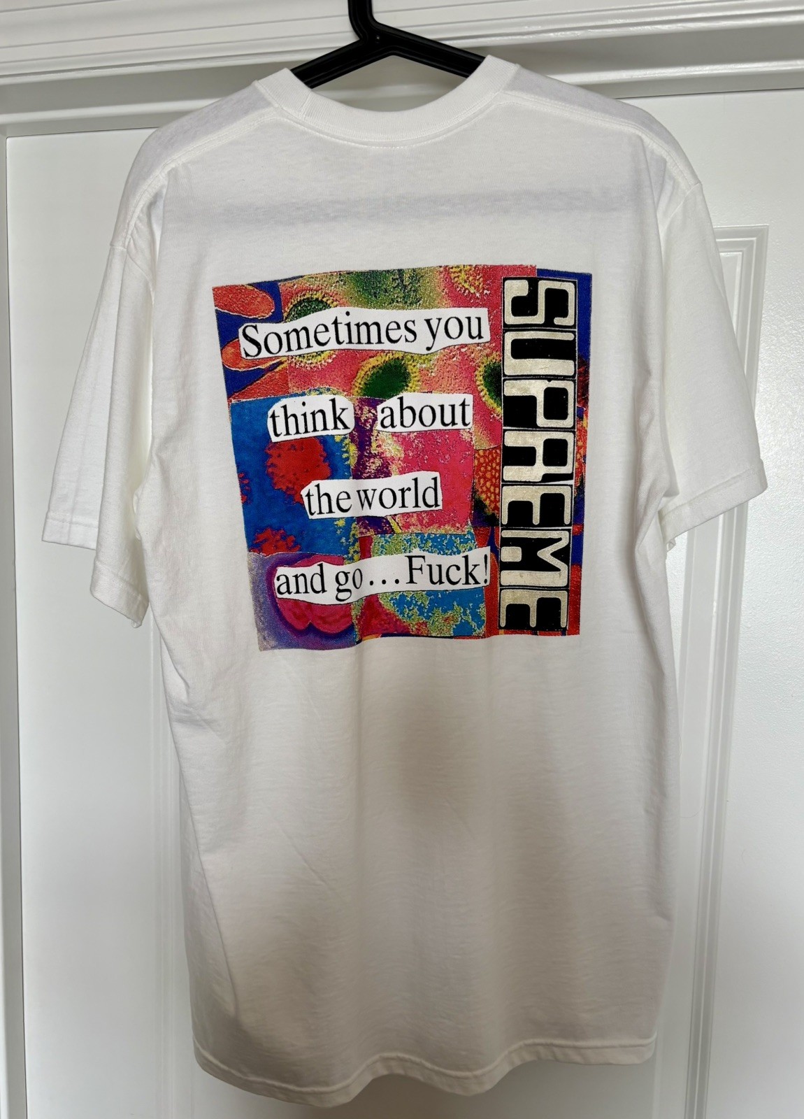Supreme God Save Us Graphic Tee White Men's Large Short Sleeve Crew Neck New gallery