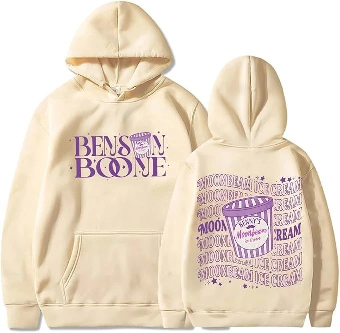 Benson Boone Moonbeam Ice Cream Tour 2025 Merch Hoodie Multicolor S-3X gallery