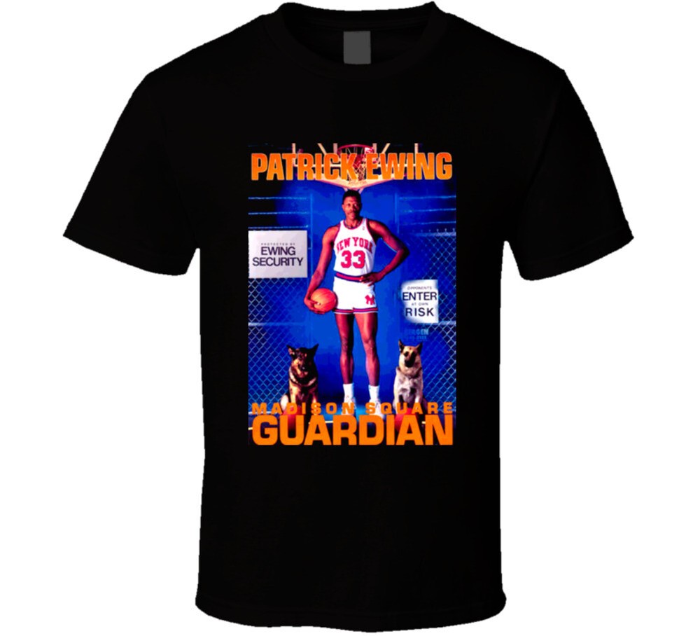 Retro 1980s Patrick Ewing Madison Square Guardian T Shirt