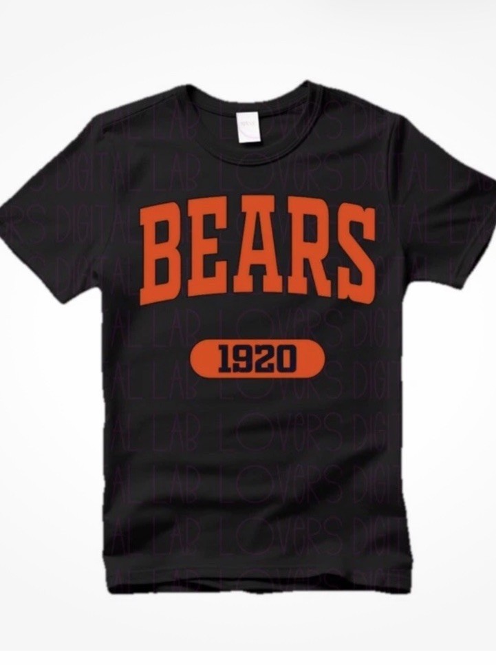 Chicago Bears Bears Est. 1920 T Shirt Unisex Adult .Small.
